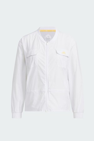 [아디다스골프] 26년 NEW KA4309 방풍 풀집 경량 여성 재킷_WHITE-a