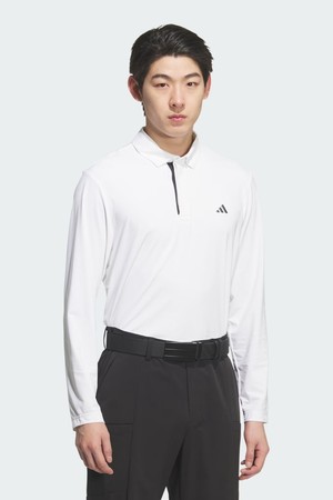[아디다스골프] 26년 NEW KA1782 얼티메이트365 긴팔 폴로 남성 티셔츠_WHITE-a