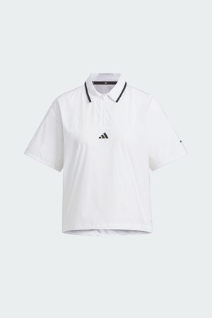 [아디다스골프] 26년 NEW KA4301 우븐 쇼트 슬리브 여성 셔츠_WHITE-a
