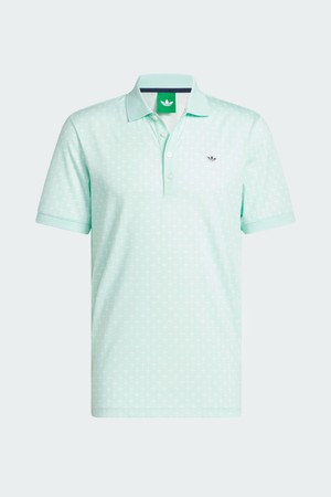 [아디다스골프 오리지널스] 26년 NEW KE6140 올오버 트레포일 폴로 남성 반팔 티셔츠_GREEN-a