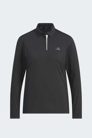 [아디다스골프] 26년 NEW KD7234  얼티메이트365 롱 슬리브 폴로 여성 티셔츠_BLACK-a