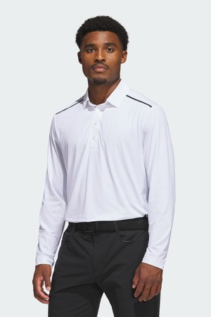 [아디다스골프] 26년 NEW LD1952 남성 긴팔 폴로 셔츠_WHITE-a
