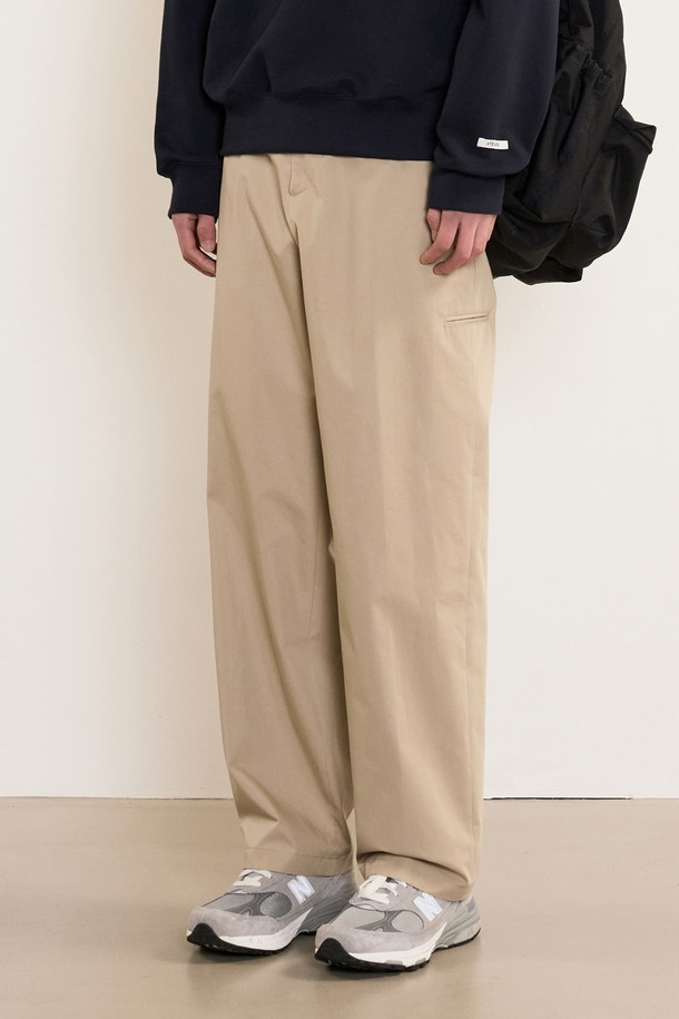 TNGT - 캐주얼팬츠 - Cotton Comfort Pants (Beige) TNPA5E102I2