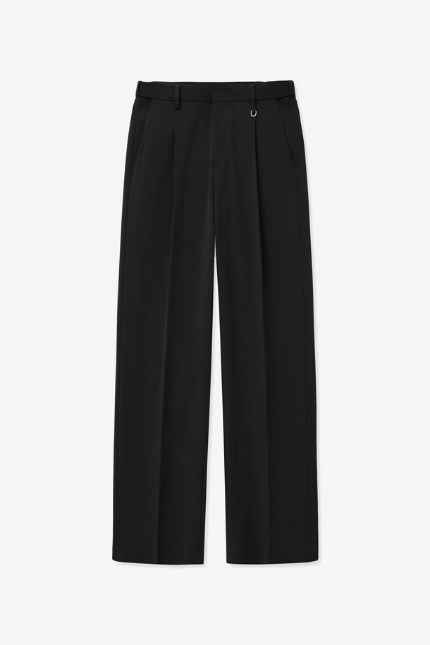 TNGT - 슬랙스/수트팬츠 - Essential Semi-Wide Slacks (Black) TNPA5E100BK