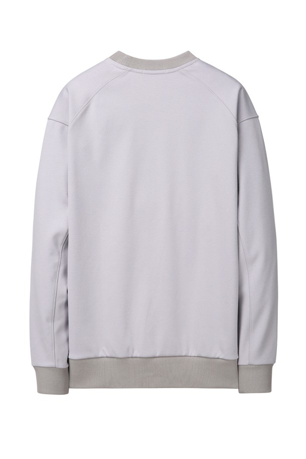 JILLSTUART NEWYORK MEN - 스웨트셔츠 - [Airy-Sweat] 쿨그레이 라운드 스웻셔츠 (JNTS4D101G2)