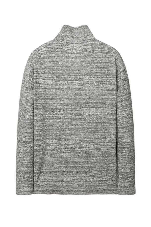 JILLSTUART NEWYORK MEN - 긴팔티셔츠 - 다크그레이 boucle jersey 하이넥 긴팔 티셔츠 (JNTS4C103G3)