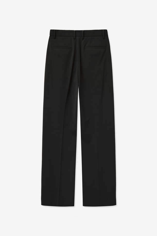 TNGT - 슬랙스/수트팬츠 - Essential Semi-Wide Slacks (Black) TNPA5E100BK