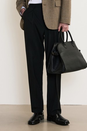 Essential Semi-Wide Slacks (Black) TNPA5E100BK