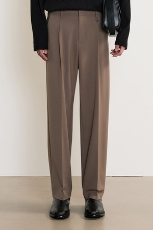 Essential Semi-Wide Slacks (Dusty Beige) TNPA5E100I3