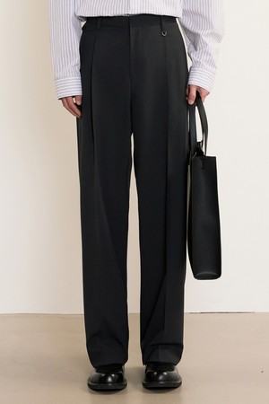 Flap Wide Slacks (Gray) TNPA5E101G2