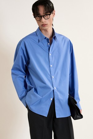 Cotton Comfort Shirt (Blue) TNSH5E102B2
