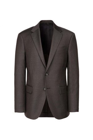 [E.ZEGNA 원단] 다크브라운 시그니처 솔리드 수트 자켓 (JNJA5B502W3)