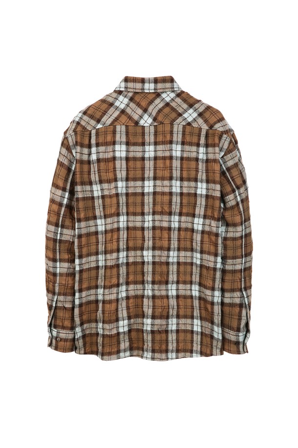 베이지 울 블렌드 체크 셔츠 (JNSH5D217I2)는 가을과 겨울에 어울리는 남성용 셔츠입니다. 캐주얼, 베이직 스타일로 일상에서 편안하게 착용할 수 있으며, 출근룩, 비즈니스 캐주얼, 모임룩 등 다양한 TPO에 활용 가능합니다. 차이나칼라, 긴소매, 레귤러핏 디자인에 두꺼운 두께감으로 보온성을 더했습니다. 울과 면 혼방 소재의 체크 패턴이 클래식, 캐주얼, 미니멀 스타일을 동시에 연출합니다. 
