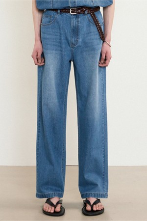 Lot.872 Straight Fit Summer Denim Pants (Washed Blue) TNPA5E201B3