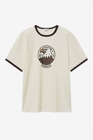 Pioneer Graphic Ringer T-Shirt (Brown) TNTS5E215W2
