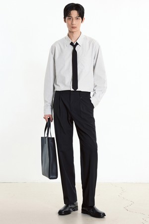 Essential Semi-Wide Fit Pants (Black) TNPA5F101BK
