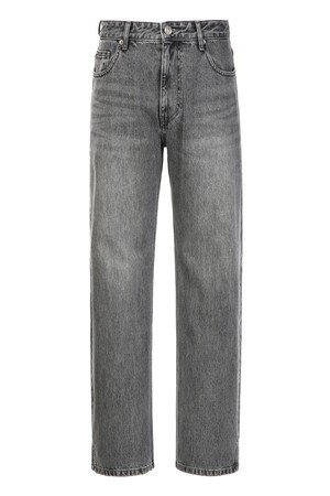 [STRAIGHT-FIT] 그레이 슬릿 데님 팬츠 (JNPA5D002G2)