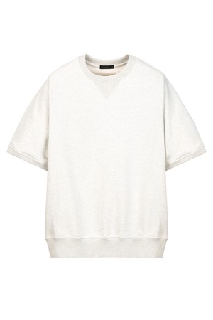 아이보리 다잉 반팔 스웻 셔츠 (JNTS5C104IV)