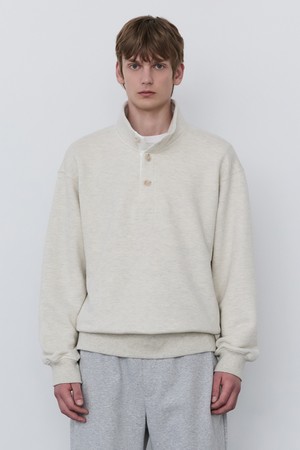 아이보리 모크넥 스웻셔츠 (JNTS5C105IV)