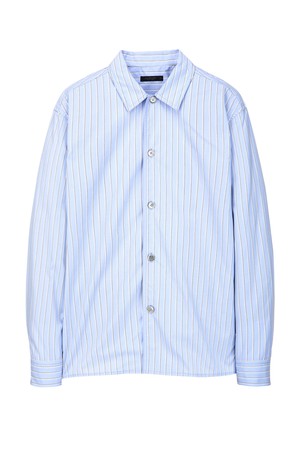 블루 카라 스트라이프 긴팔셔츠 (JNSH5C207B2)