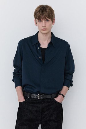 다크네이비 소프트터치 캐주얼 셔츠 (JNSH5C205N3)