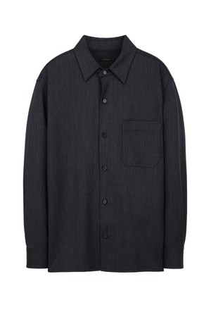 네이비 원포켓 오버핏 셔츠 (JNSH5C204N2)