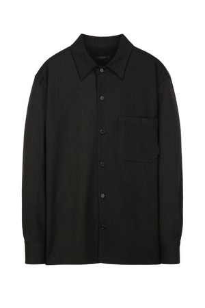 다크그레이 원포켓 오버핏 셔츠 (JNSH5C204G3)