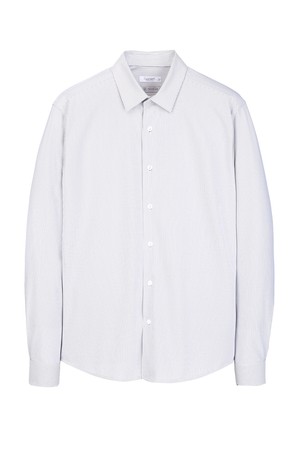 그레이 스트라이프 저지 베이직 셔츠 (JNSH5C101G2)