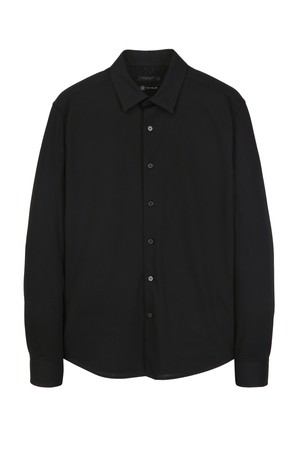 블랙 저지 베이직 셔츠 (JNSH5C101BK)