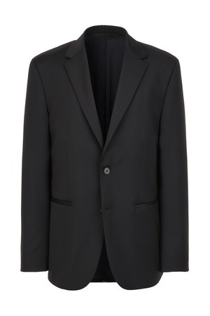 블랙 울 블렌드 셋업 자켓 (JNJA5C181BK)