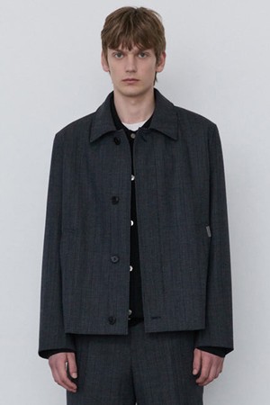 다크네이비 헤링본 점퍼 (JNJU5C206N3)