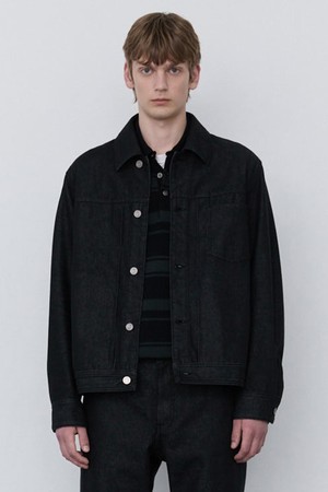 다크 블루 데님 셋업 트러커 (JNJU5C103B5)