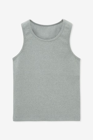 Ribbed Sleeveless (Grey) TNTS5F104G2
