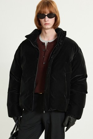 European-goose Glossy Down Jumper (Black) TNJU5F204BK