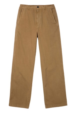 다크베이지 가먼트다잉 세미와이드 밴딩 팬츠 (JNPA5C111I3)