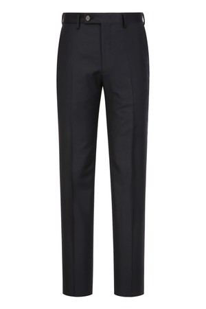 [E.ZEGNA 원단] 블랙 시그니처 솔리드 수트 팬츠 (JNPA5D501BK)