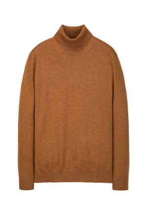 브라운 캐시미어 100% 터틀넥 니트 (JNSW5D207W2)