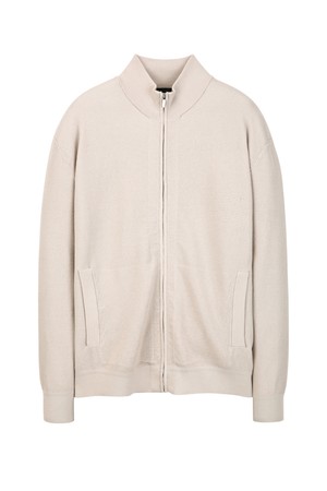 베이지 베이직 레귤러핏 집업 가디건 (JNSW5C104I2)