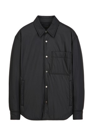 블랙 패딩셔츠 (JNSH5D303BK)