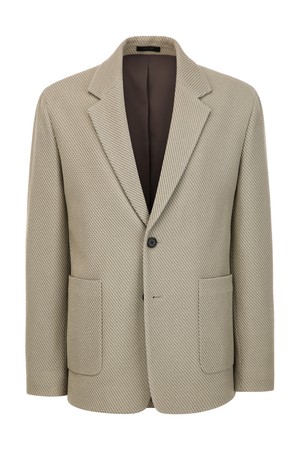 [THE TWILL] 베이지 트윌 릴렉스 셋업 자켓 (JNJA5C183I2)