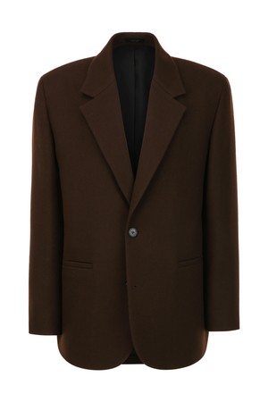 다크브라운 세미오버핏 셋업 자켓 (JNJA5D310W3)