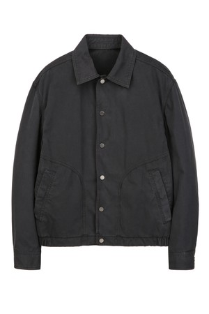 차콜 가먼트다잉 카라 셋업 점퍼 (JNJU5C207CG)