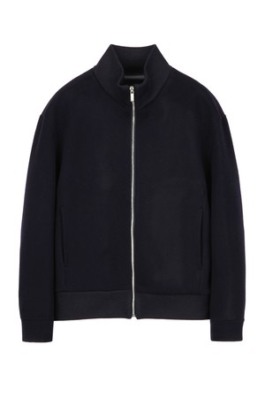 다크네이비 핸드메이드 니트 카라 블루종 (JNJU5D203N3)