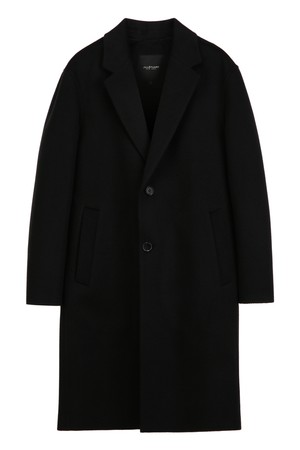 블랙 캐시미어 블렌드 핸드메이드 싱글 코트 (JNCO5D201BK)