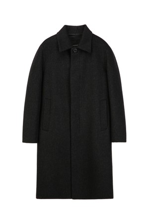 차콜그레이 캐시미어 100% 핸드메이드 코트 (JNCO5D204CG)