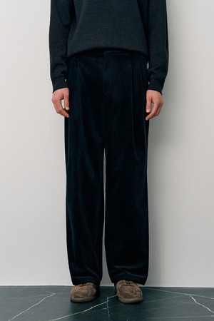 블랙 릴랙스핏 코듀로이 팬츠 (JNPA5D305BK)