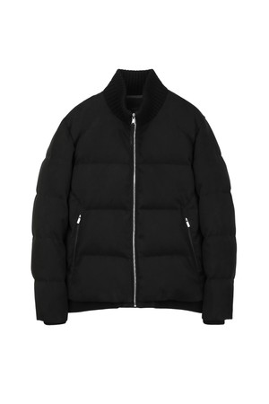 블랙 인조스웨이드 다운 점퍼 (JNJU5D316BK)