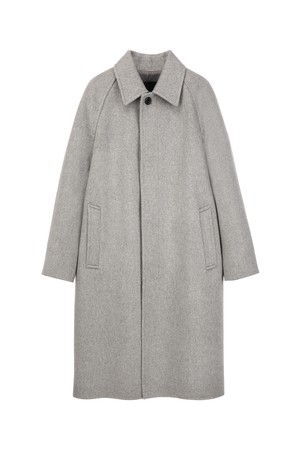 캐시미어 블렌드 핸드메이드 발마칸 코트 - 라이트그레이(JNCO5D202G1)