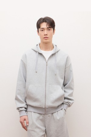 [NEW YORK SWEAT] UrbanShell 후드집업 - 라이트그레이(JNTS6A812G1)