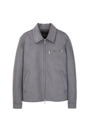 스웨이드 터치 트러커 점퍼 - 다크그레이(JNJU6A104G3)